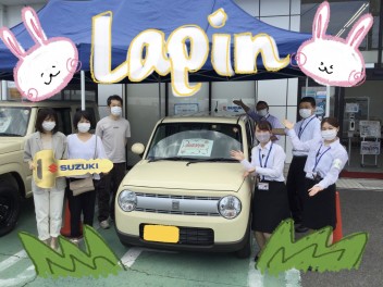 K様、ラパンご納車です！！